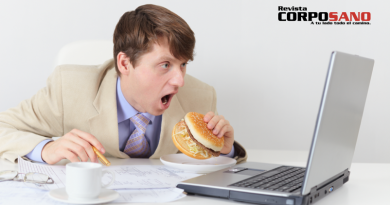 come saludable en la oficina