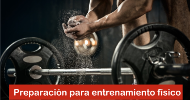 Preparación para entrenamiento físico